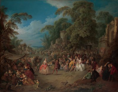 The Fair at Bezons, c.1733 by Jean Baptiste Joseph Pater
